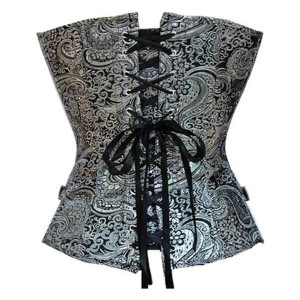 Corset Steampunk Brocade Double Buckle Belt